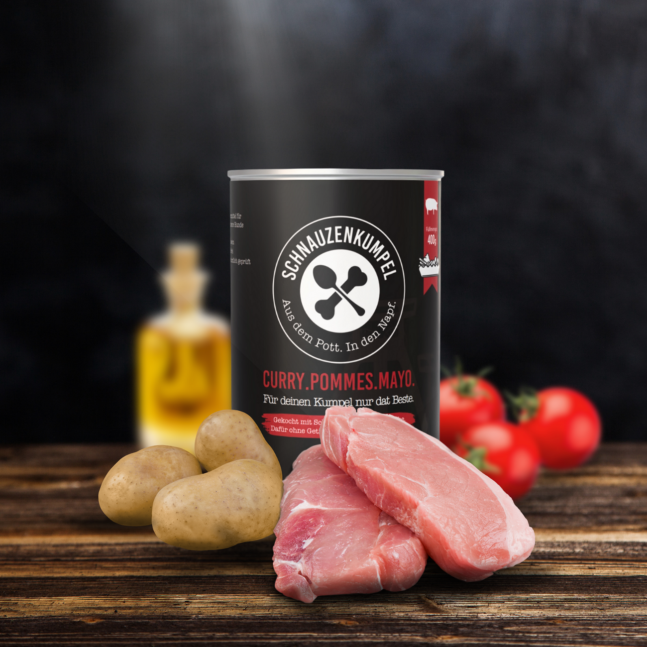 Curry.Pommes.Mayo. Hundefutter Bild 4