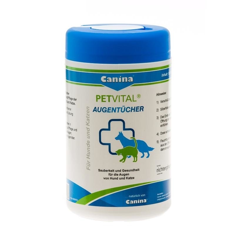 Canina Pharma PETVITAL Augentücher Bild 1