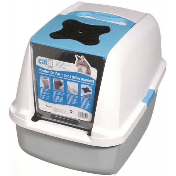 Catit Katzentoilette mit Abdeckung Bild 1