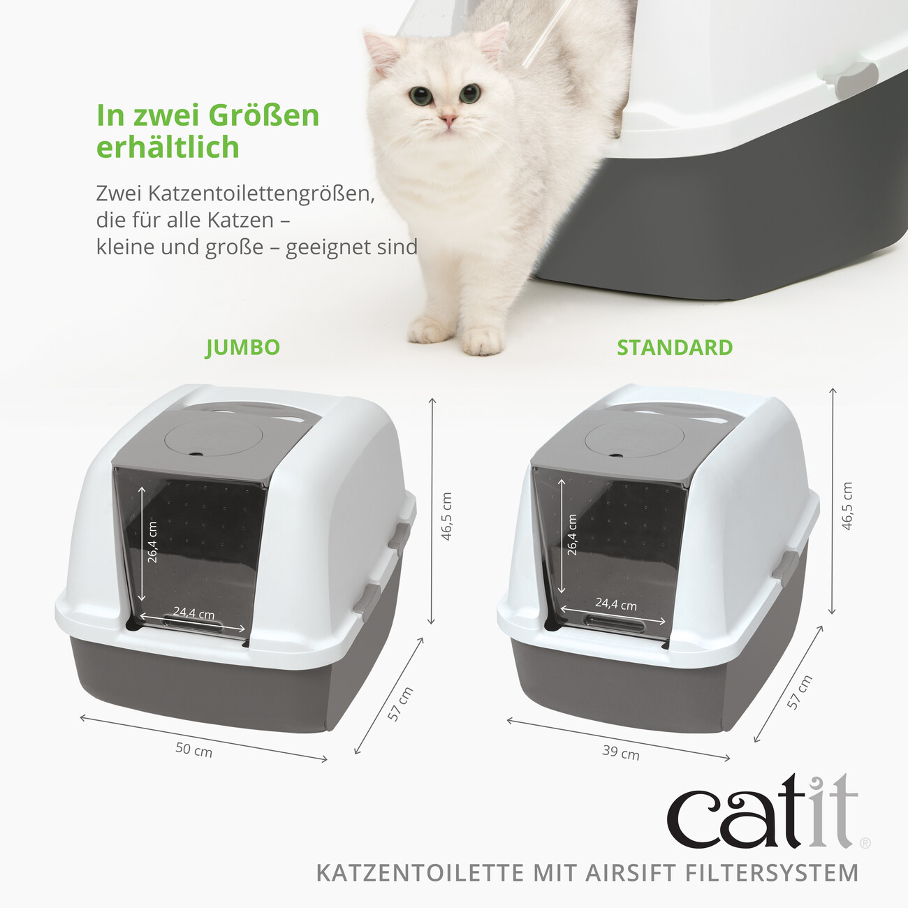 Catit Katzentoilette mit Abdeckung Bild 7