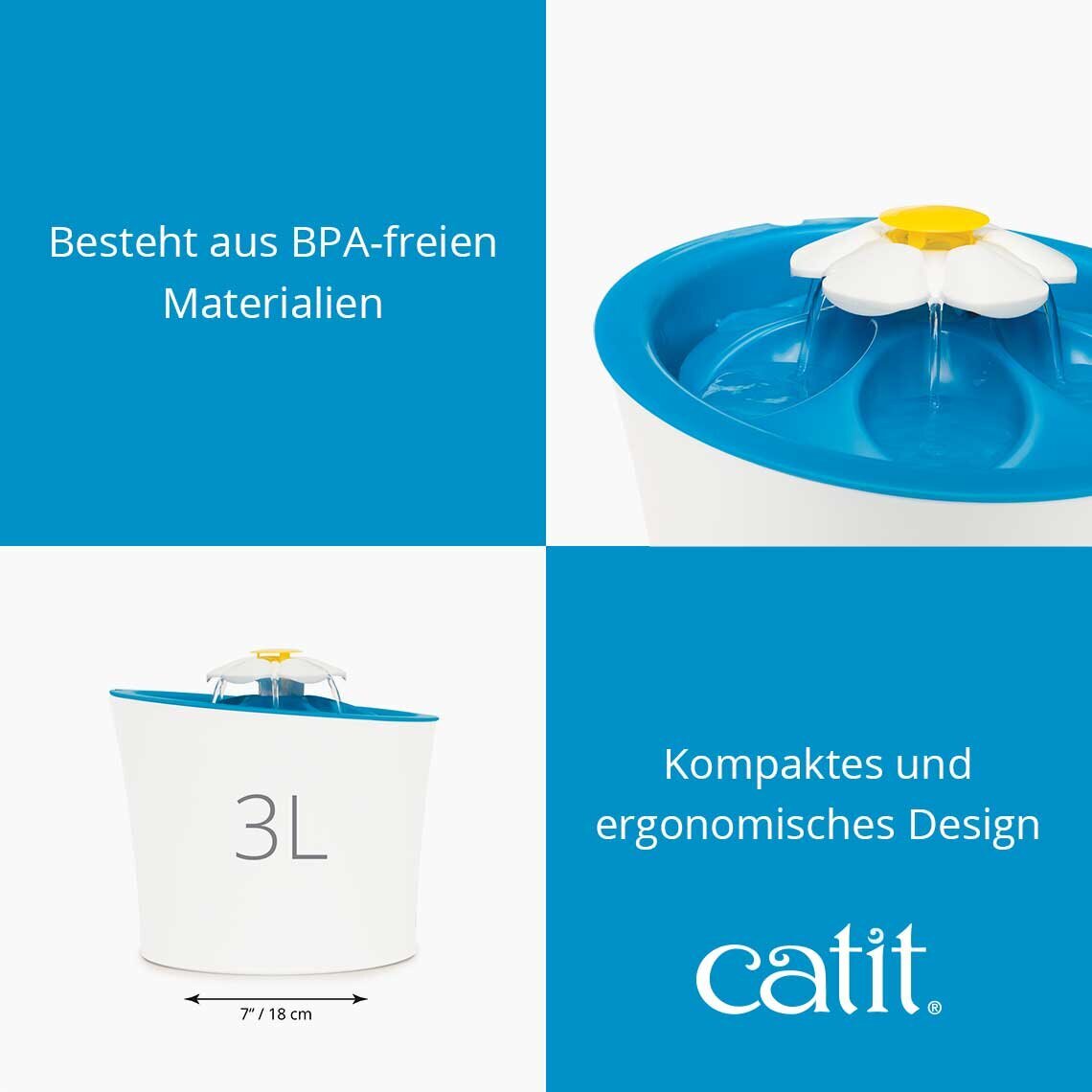 LED Blumentrinkbrunnen 3 Liter Bild 3