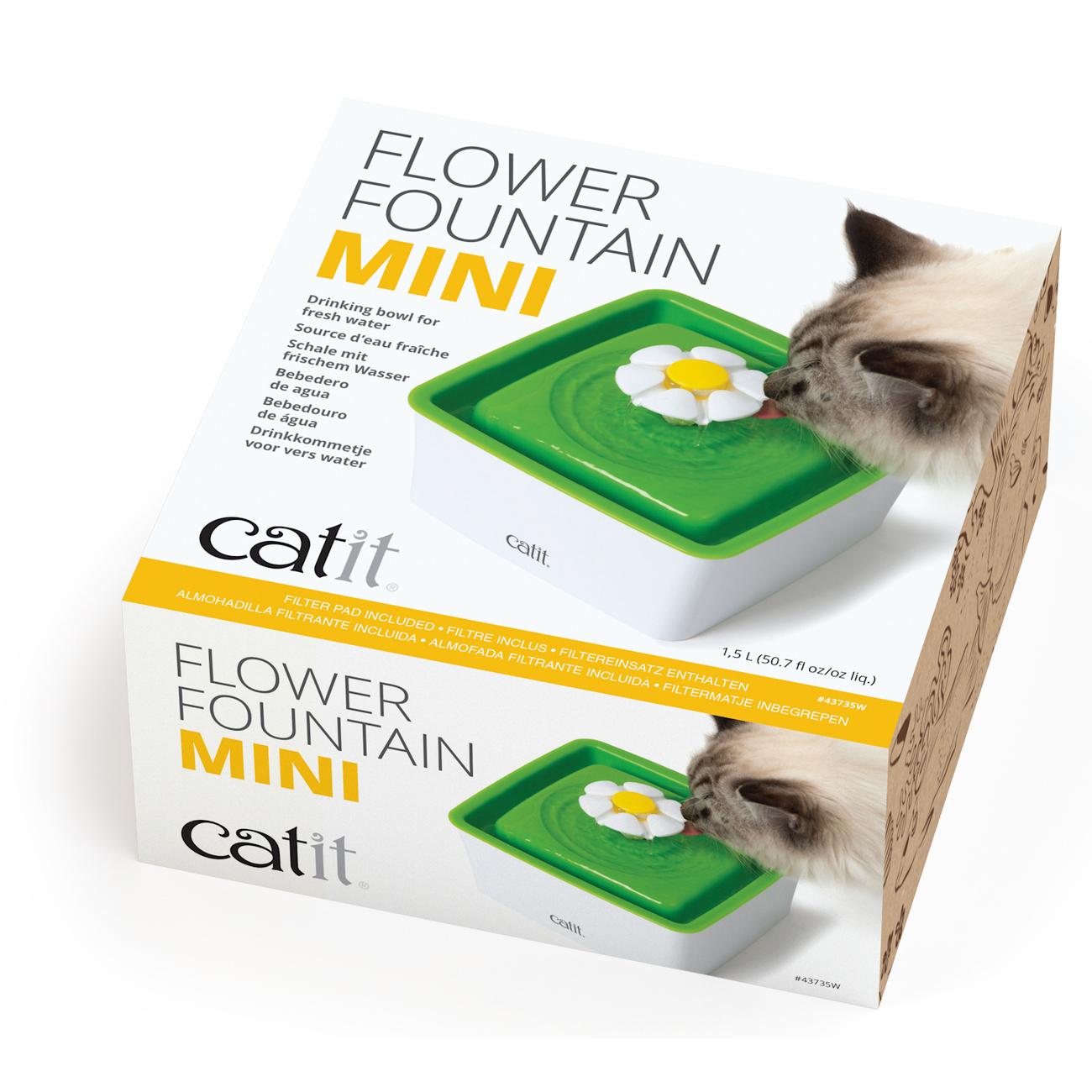 Catit Minitrinkbrunnen mit Blume Bild 2