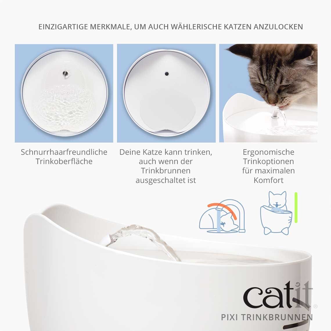 Catit Pixi Fountain Katzen Trinkbrunnen Bild 10
