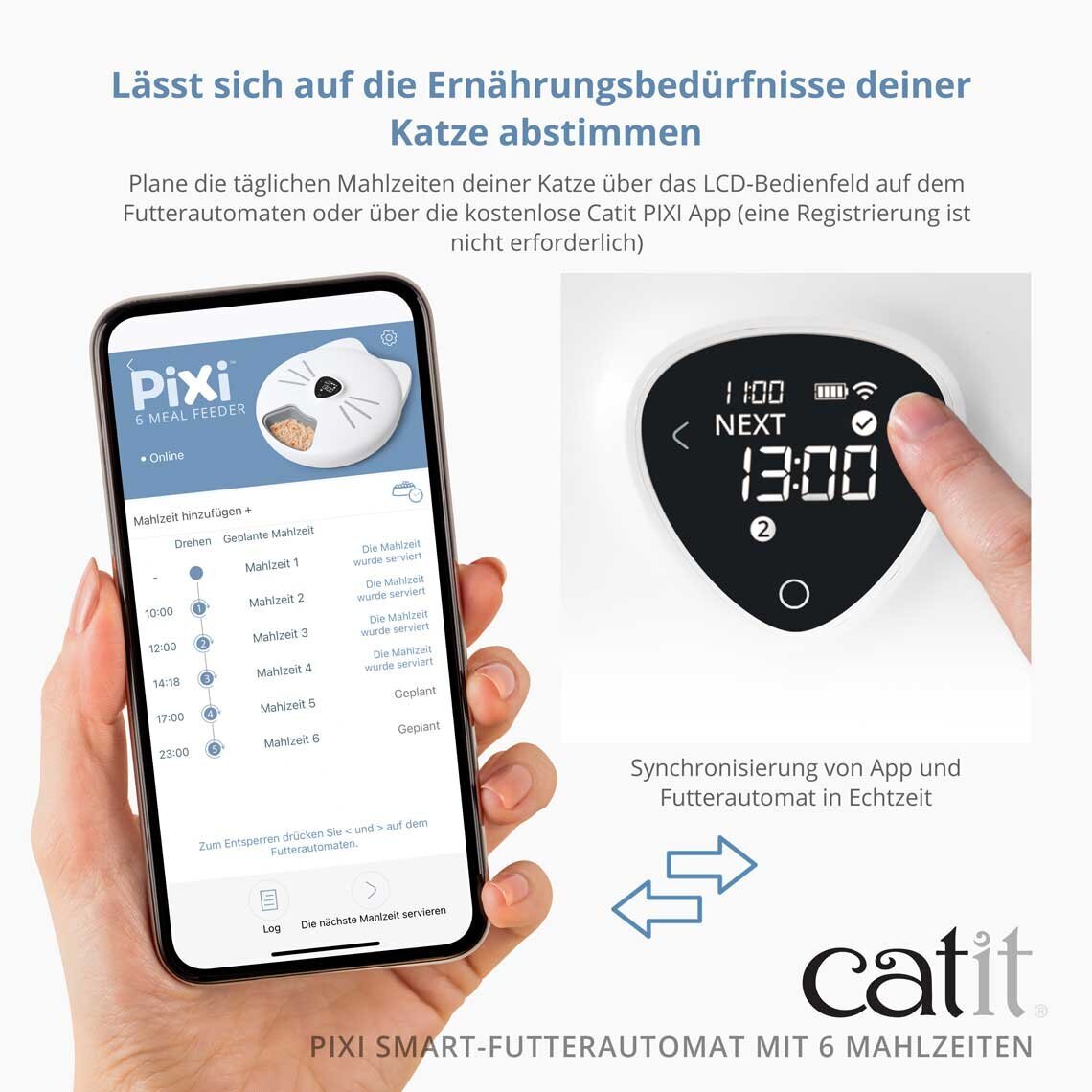Catit Pixi Smart Futterautomat für 6 Mahlzeiten Bild 2
