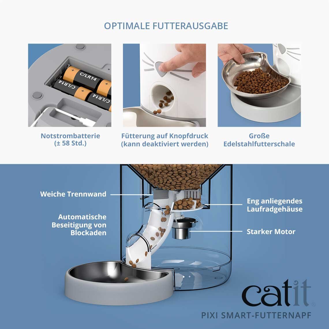 Catit Pixi Smart Katzen Futterautomat Bild 5