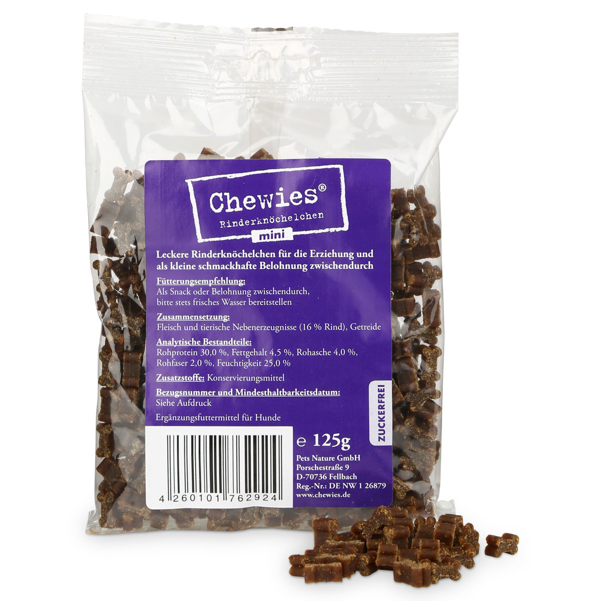 Chewies Mini Training Knöchelchen Hundesnack für kleine Hunde Bild 4