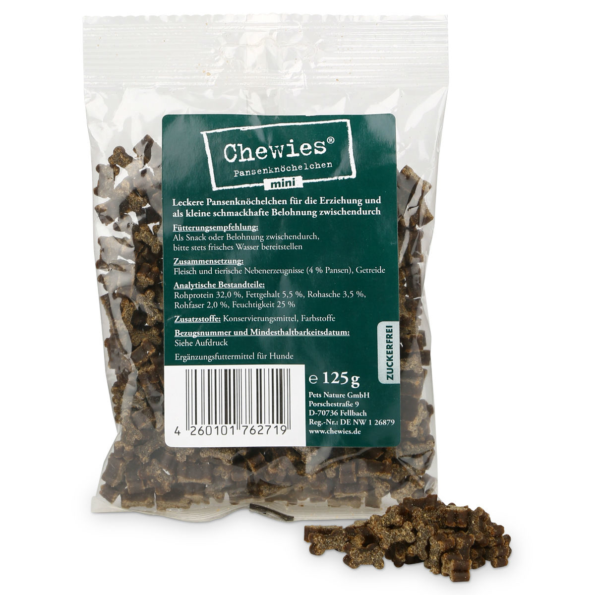 Chewies Mini Training Knöchelchen Hundesnack für kleine Hunde Bild 5