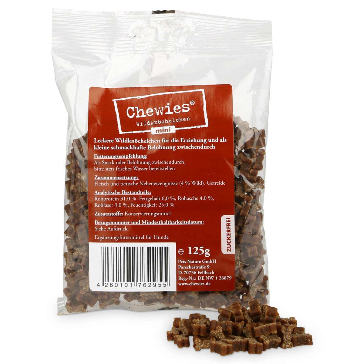 Chewies Mini Training Knöchelchen Hundesnack für kleine Hunde Bild 7