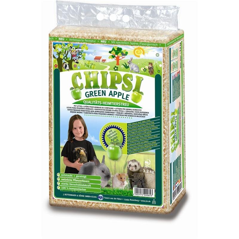 Chipsi Plus Green Apple Einstreu Bild 1