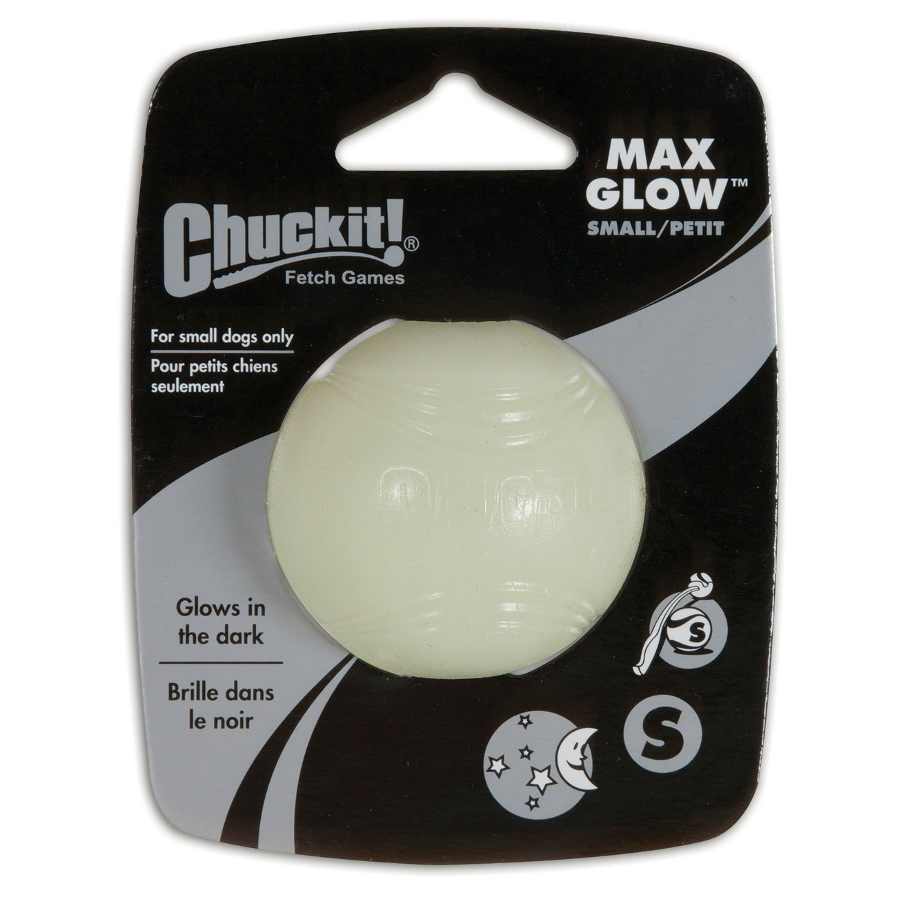 Chuckit Max Glow Ball für Hunde Ballschleuder Bild 3