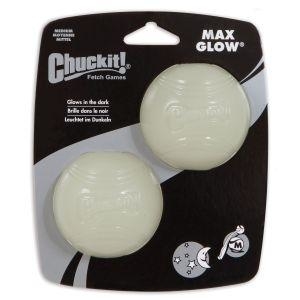Chuckit Max Glow Ball für Hunde Ballschleuder Bild 4
