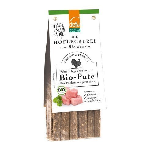 defu Hofleckerei für Hunde - Feine Stängelchen von der Bio Pute Bild 1