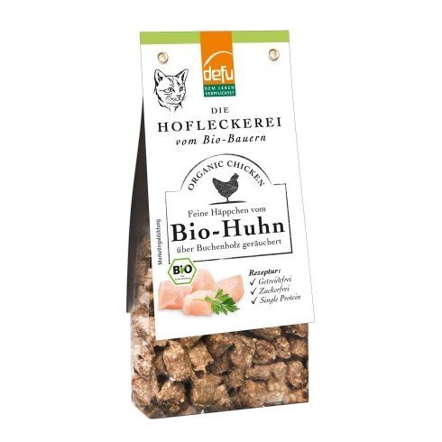 defu Hofleckerei für Katzen - Feine Häppchen vom Bio Huhn Bild 1