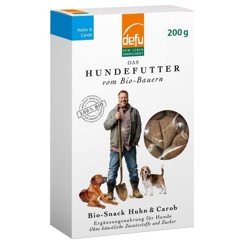 defu Hunde Bio-Snack Huhn & Carob Bild 1