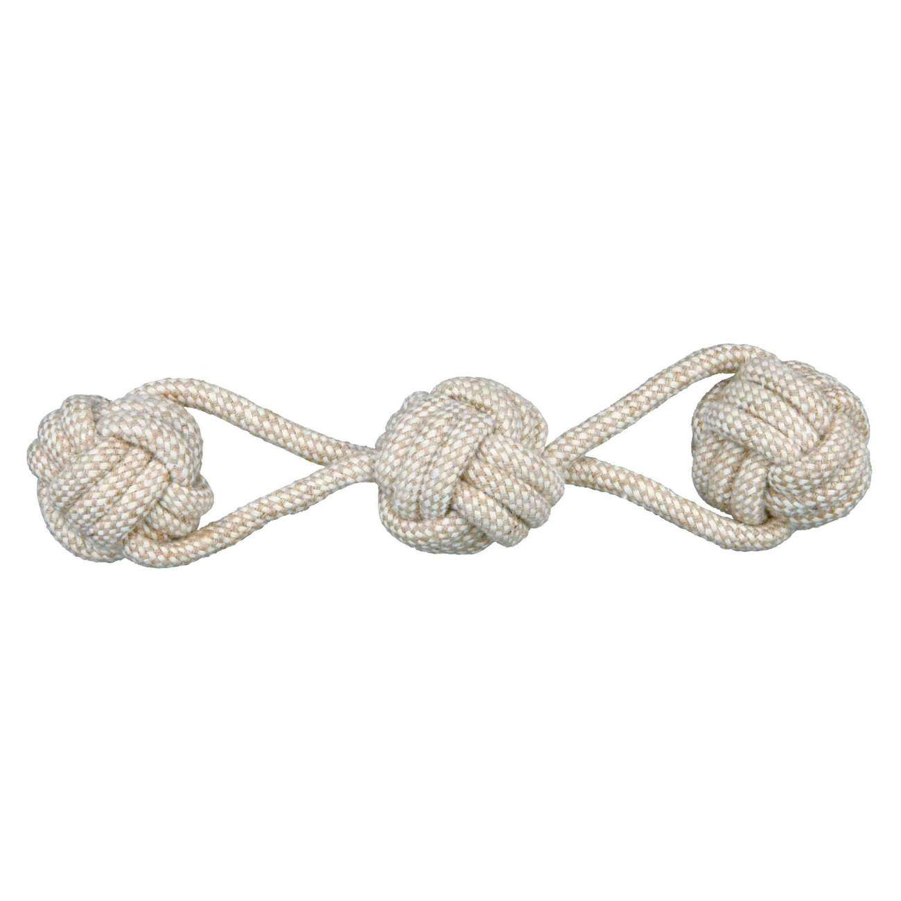 Denta Fun Hunde Spieltau mit eingeflochtenen Bällen Bild 1