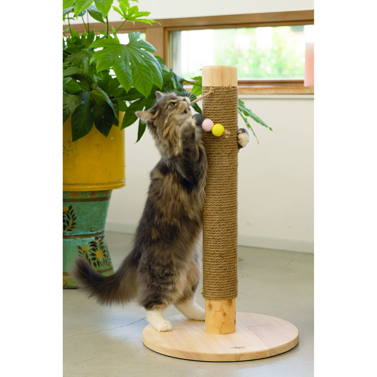 Holz Kratzsäule Kratzstamm Sinora Bild 2