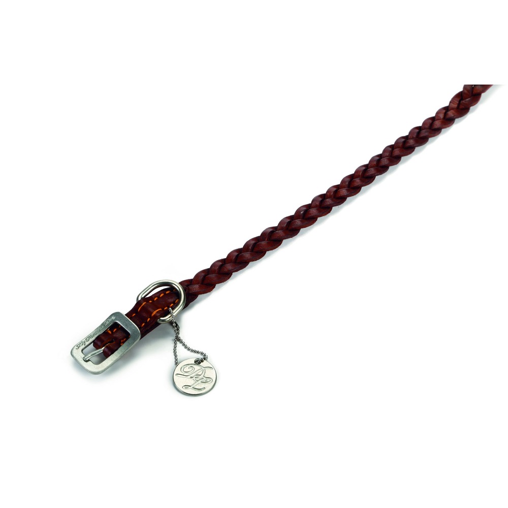 Designed By Lotte Lederhalsband für Hunde geflochten Bild 6