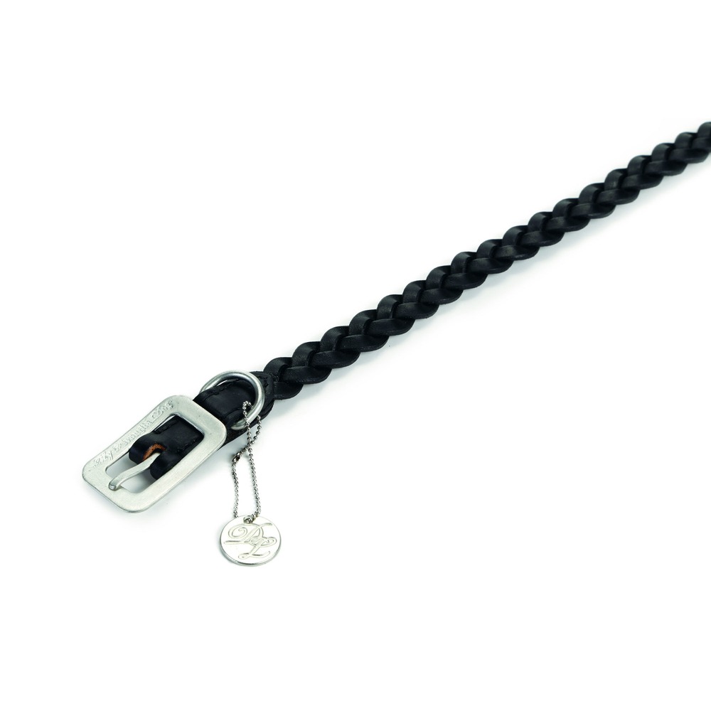 Designed By Lotte Lederhalsband für Hunde geflochten Bild 7