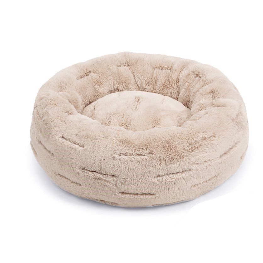 Tierbett Xanto Donut, S – Ø 50 x 20 cm – beige Tierbett Xanto Donut, S – Ø 50 x 20 cm – beige