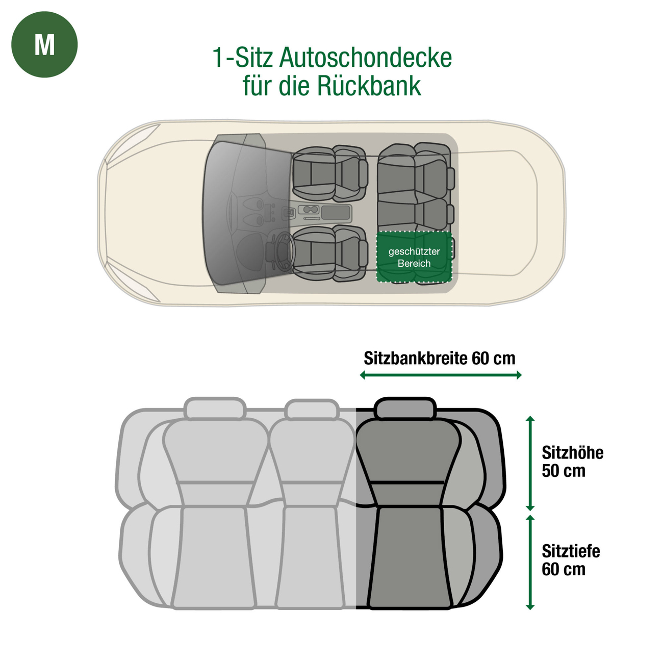 Doctor Bark 1-Sitz Autoschondecke Rücksitz Bild 10