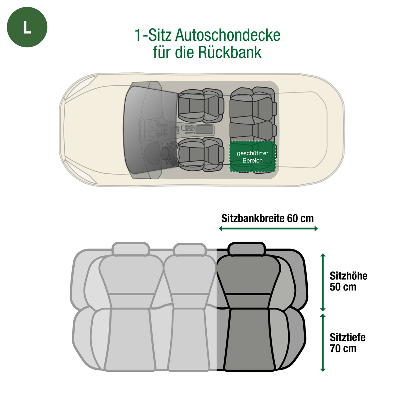 Doctor Bark 1-Sitz Autoschondecke Rücksitz Bild 11