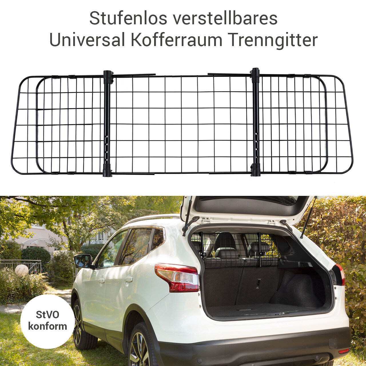 Universal Kofferraum Trenngitter Bild 4
