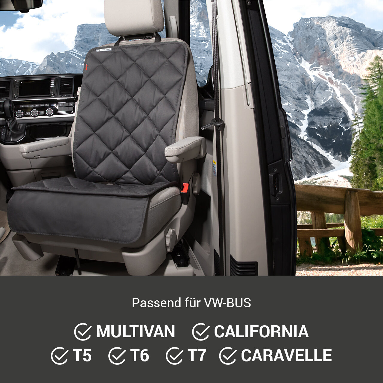 VW Multivan Sitzschutzauflage 1-Sitz Bild 2