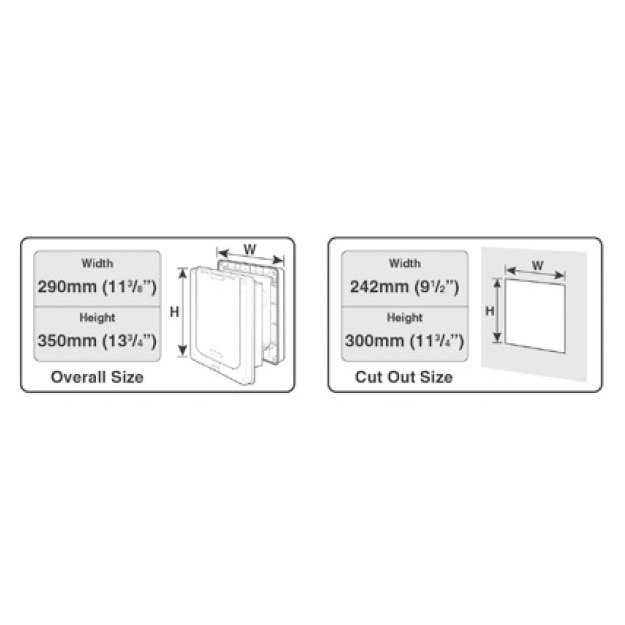 Dog Mate Hundetür 215 2-Wege mittel Bild 5