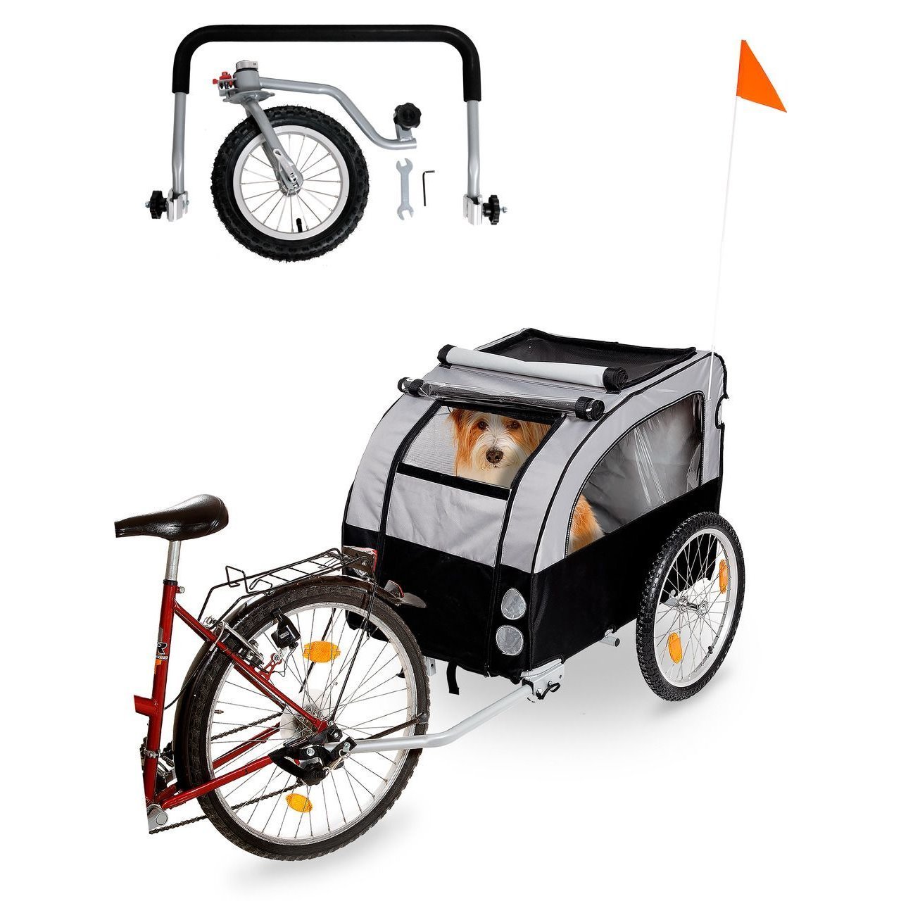 Doggy Liner Berlin Teflon® Fahrradanhänger für Hunde Bild 3