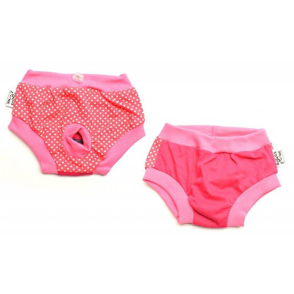 Gepunktete Schutzhose für Hunde aus Jersey Stoff Bild 2