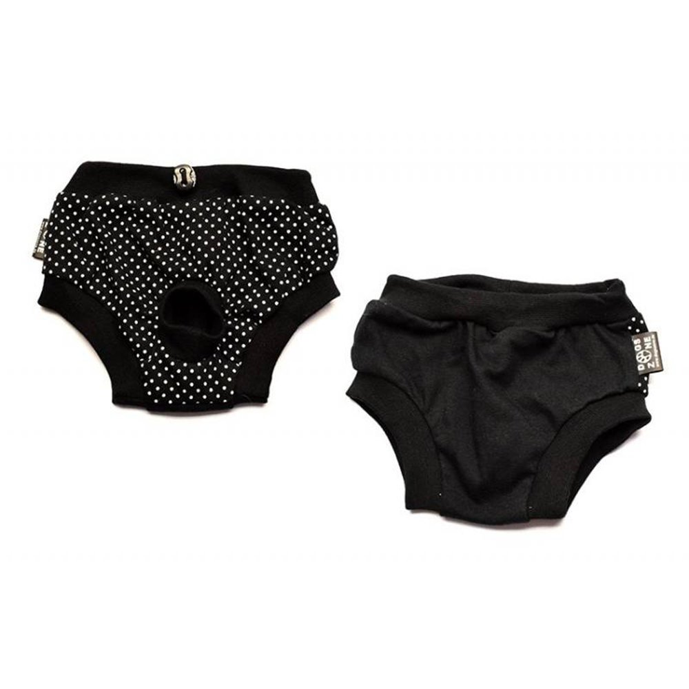 Gepunktete Schutzhose für Hunde aus Jersey Stoff Bild 4