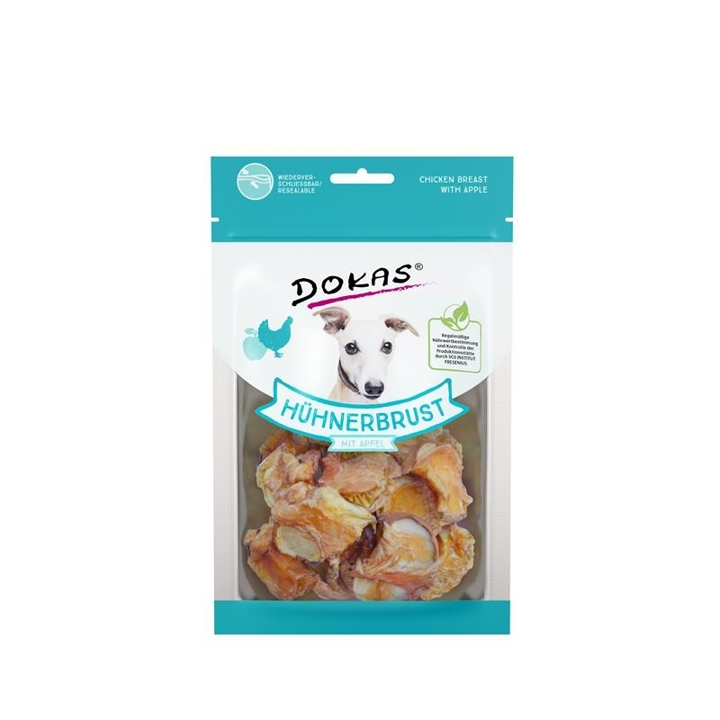 Dokas Hunde Snack Hühnerbrustfilet mit Apfel Bild 1