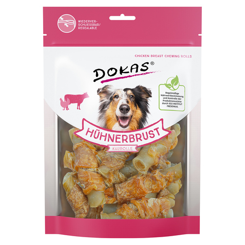 Dokas Hundesnack Hühnerbrust Kaurolle Bild 1