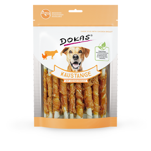 Dokas Hundesnack Kaustange mit Hühnerbrustfilet Bild 1