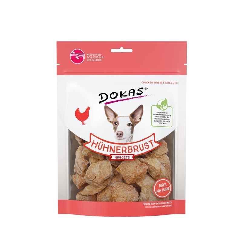 Dokas Snack Hühnerbrust Nuggets für Hunde Bild 1