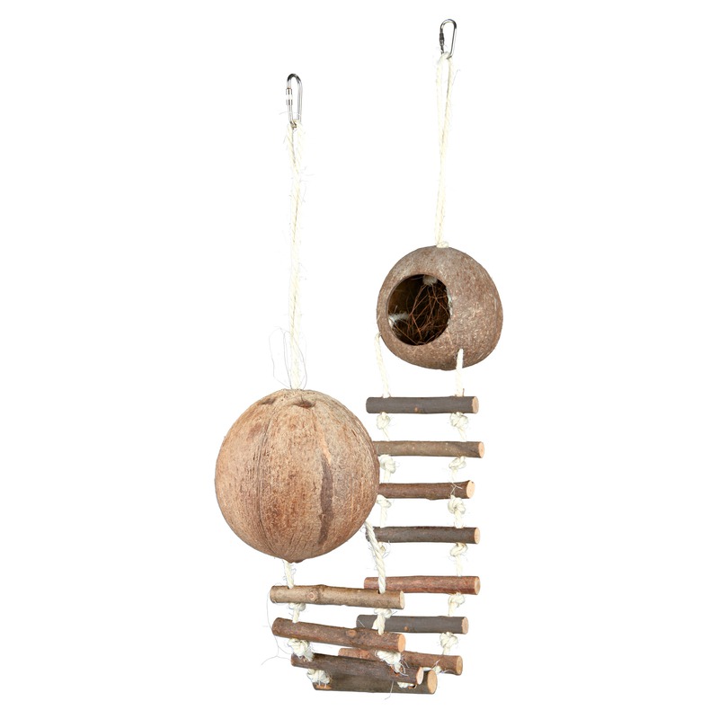 Doppel Kokosnusshaus für Hamster Bild 2