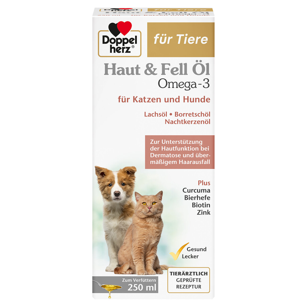 Haut & Fell Öl für Hunde und Katzen Bild 1