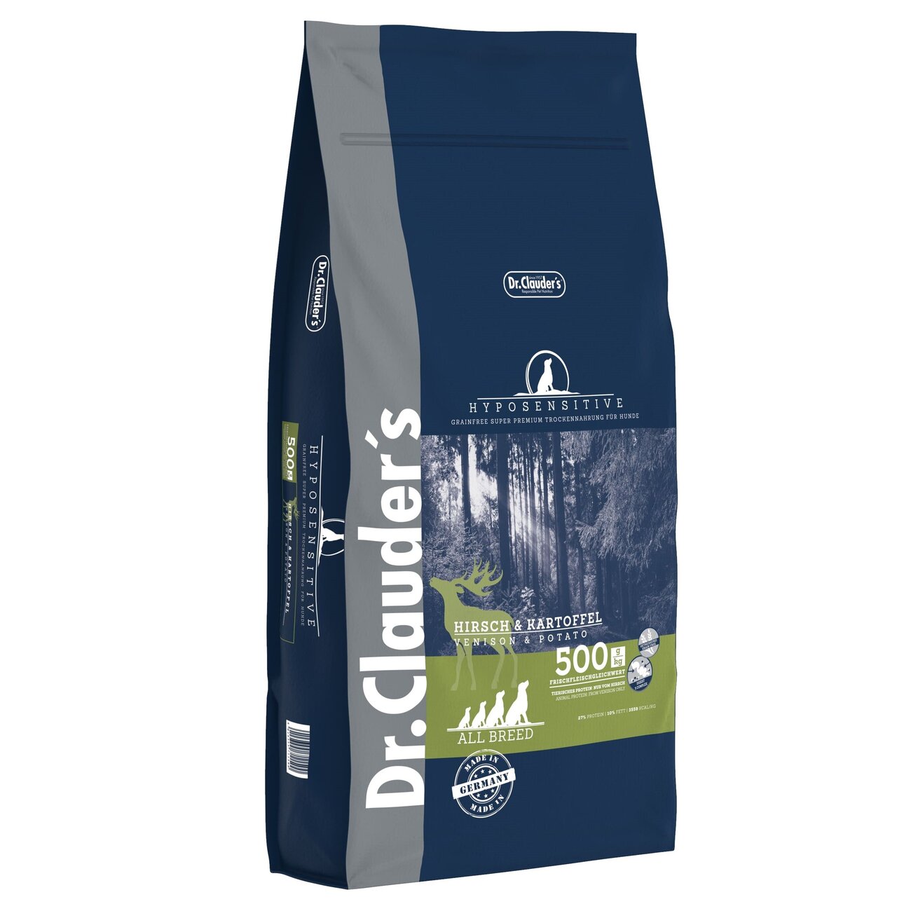 Hundefutter Hyposensitive Hirsch und Kartoffel Bild 1