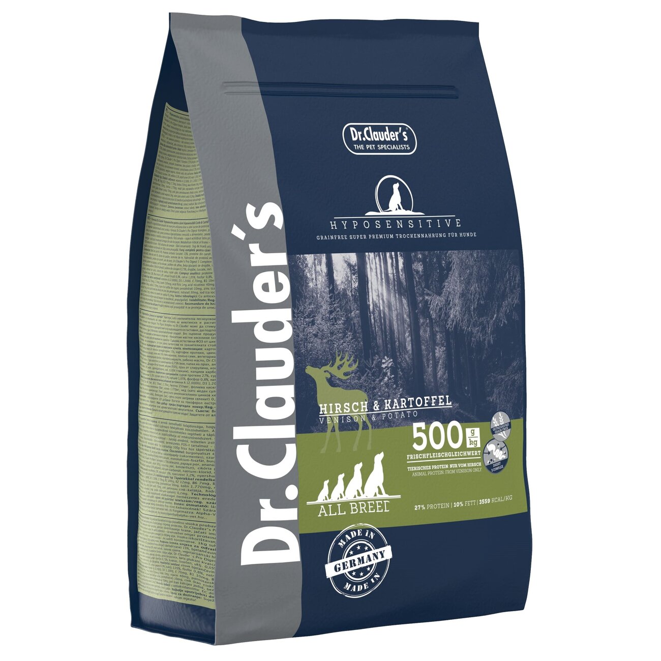 Hundefutter Hyposensitive Hirsch und Kartoffel Bild 2