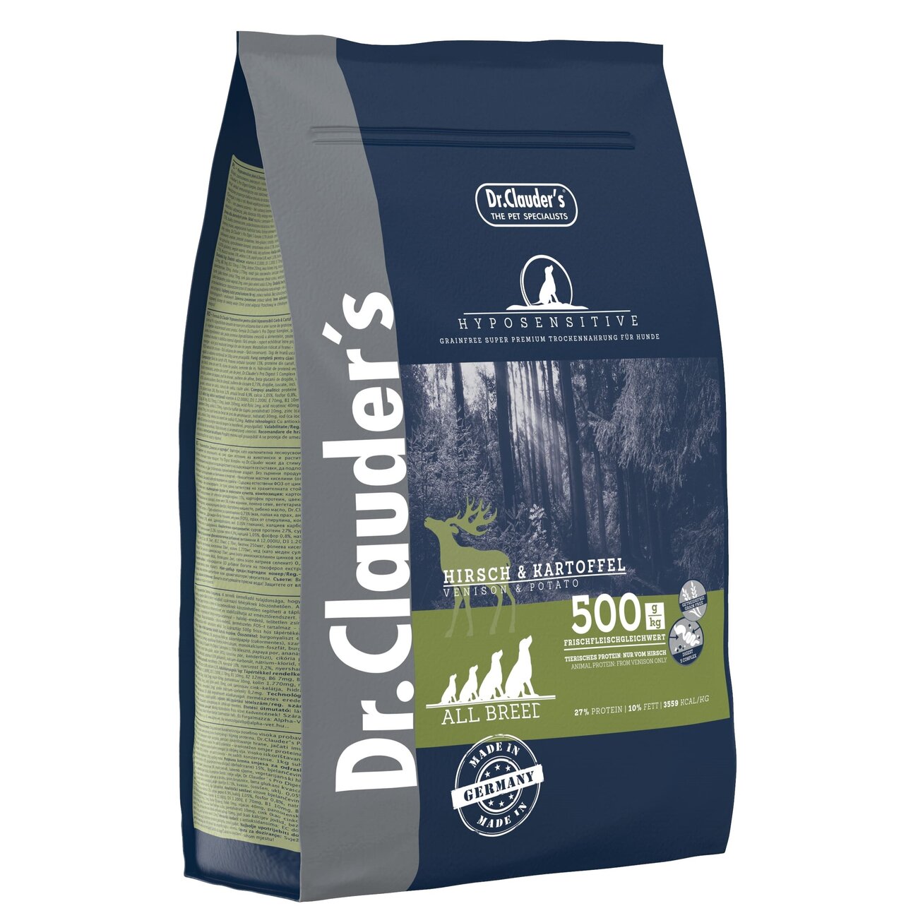 Hundefutter Hyposensitive Hirsch und Kartoffel Bild 3