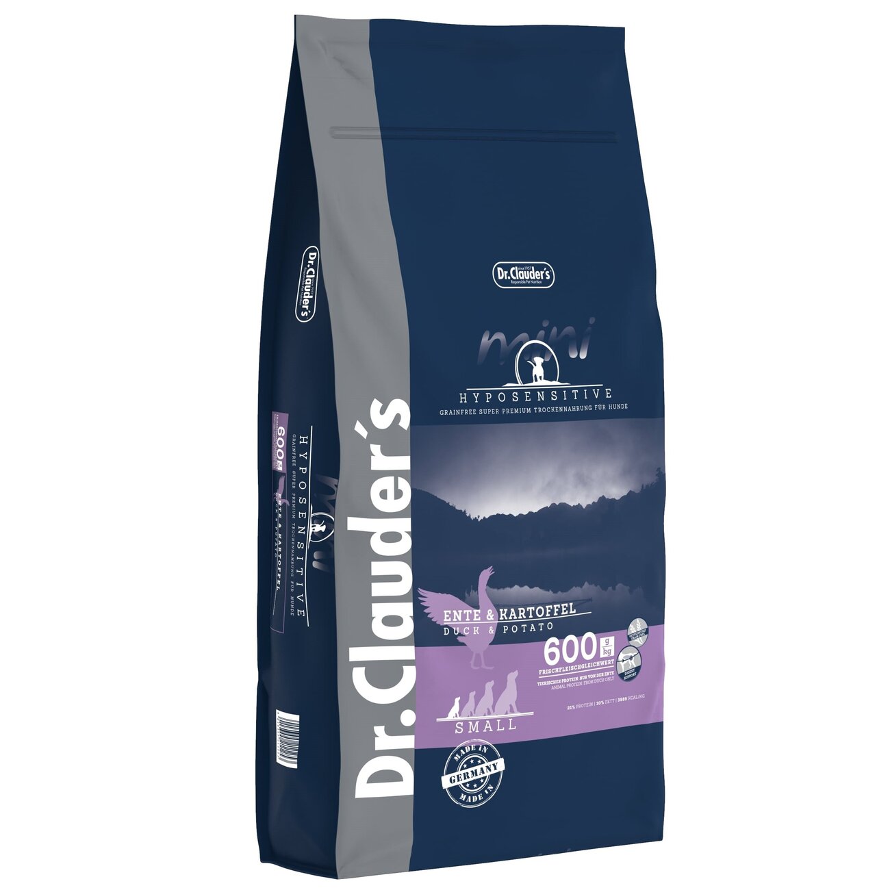 Mini Hundetrockenfutter Hyposensitive Ente und Kartoffel Bild 1