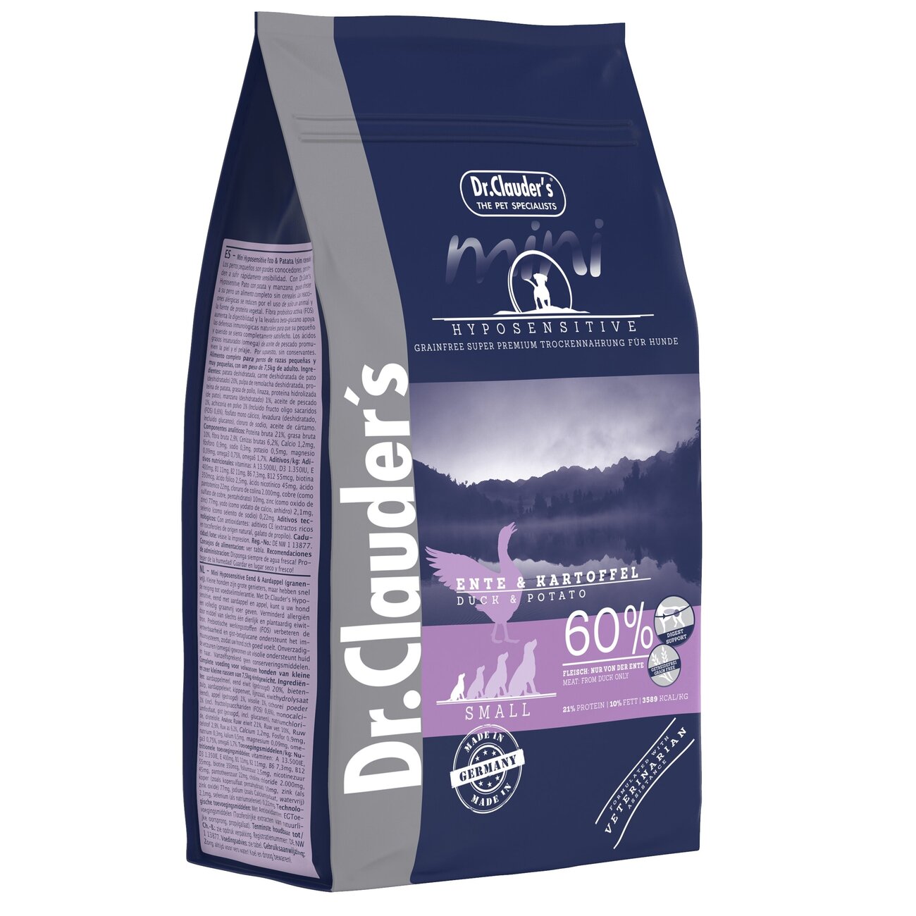 Mini Hundetrockenfutter Hyposensitive Ente und Kartoffel Bild 2