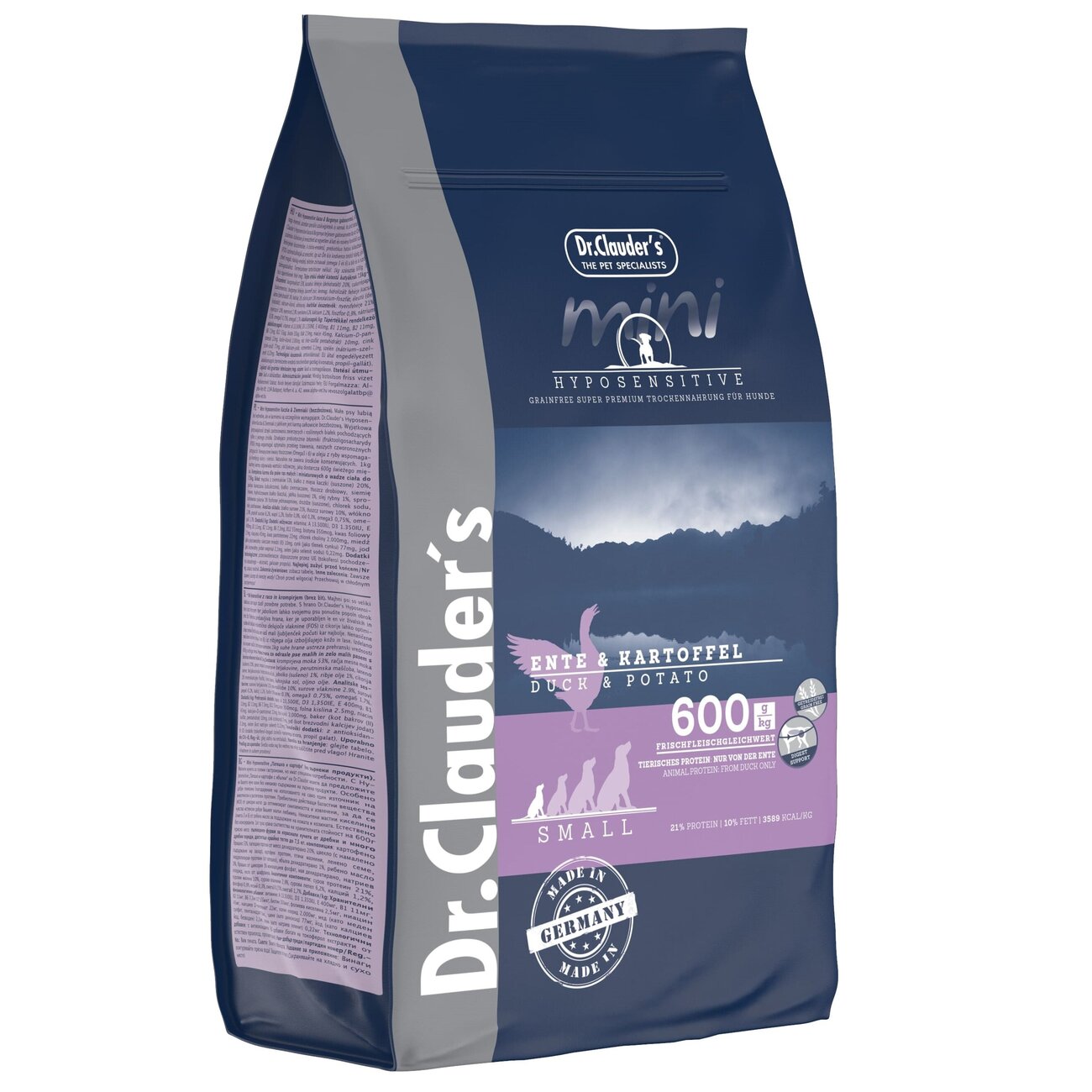 Mini Hundetrockenfutter Hyposensitive Ente und Kartoffel Bild 3