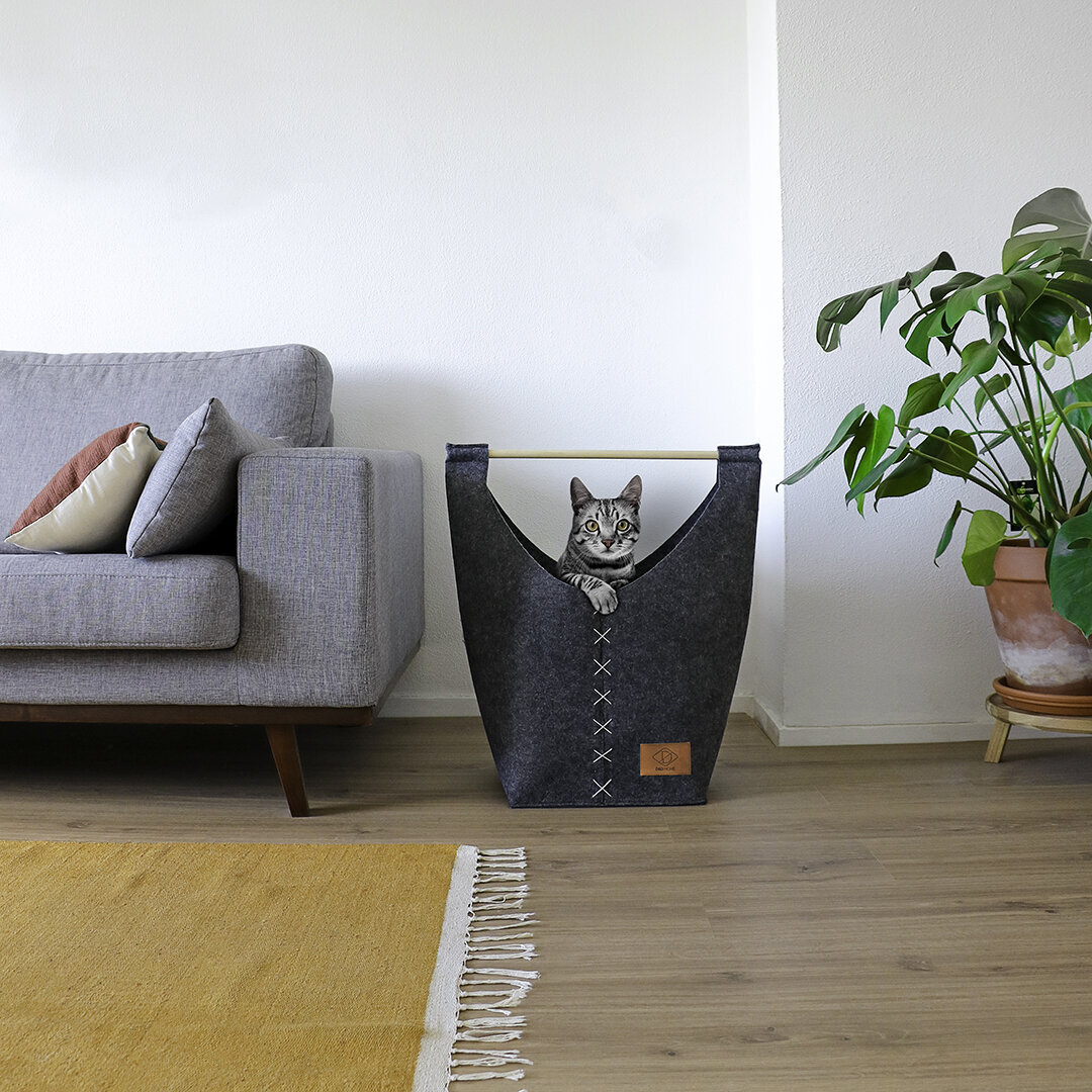 Asiatische Katzenhöhle Indy aus Filz Bild 2