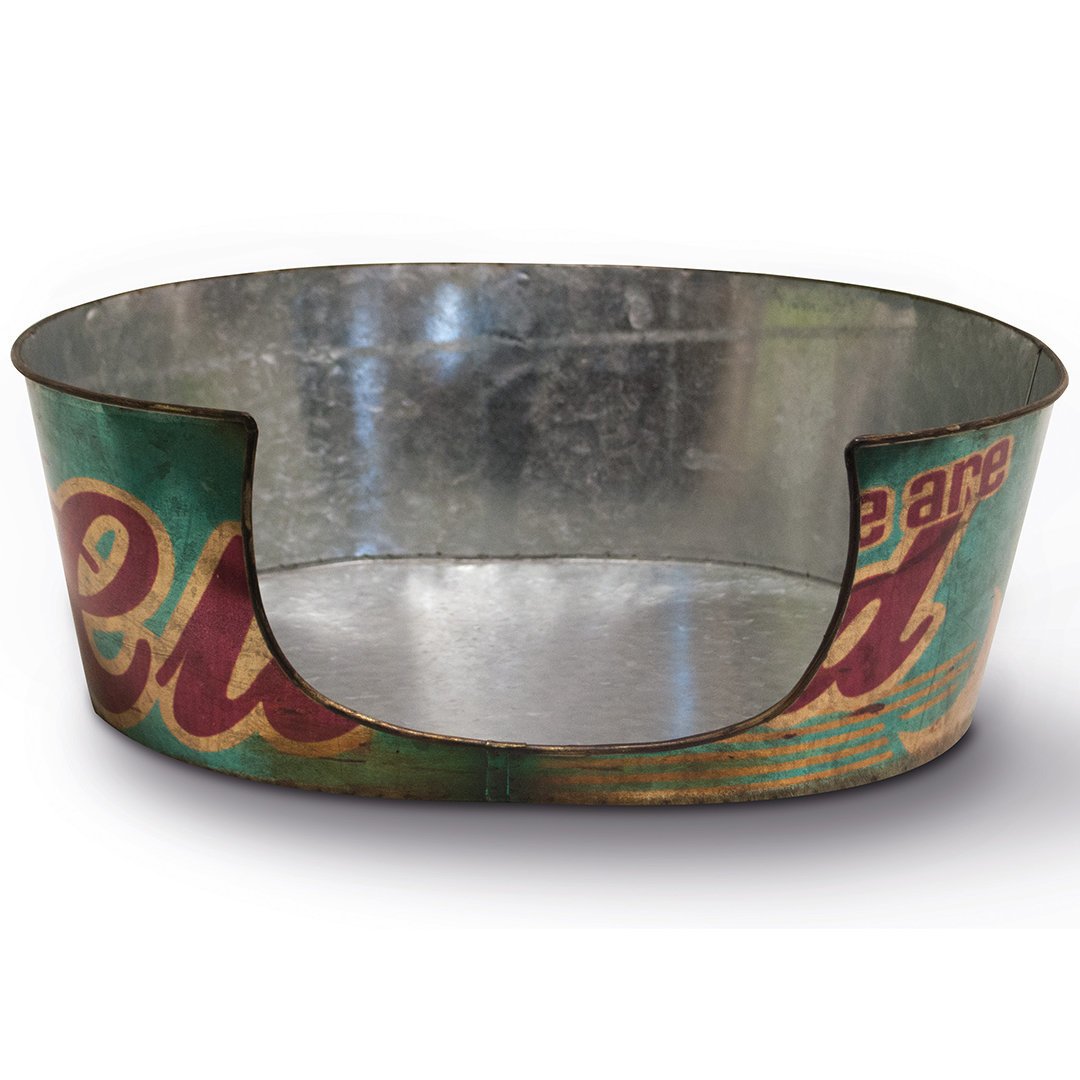 Retro Hundekorb aus Zink Bild 3