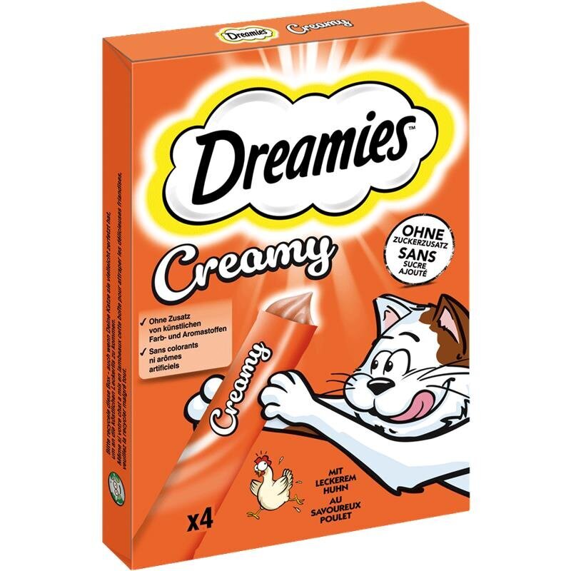 Dreamies Cat Snack Creamy Bild 1