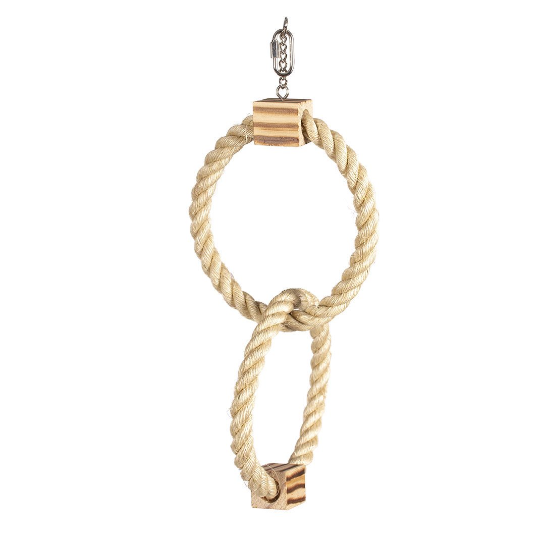 Doppelring Spielzeug für Vögel Bild 1