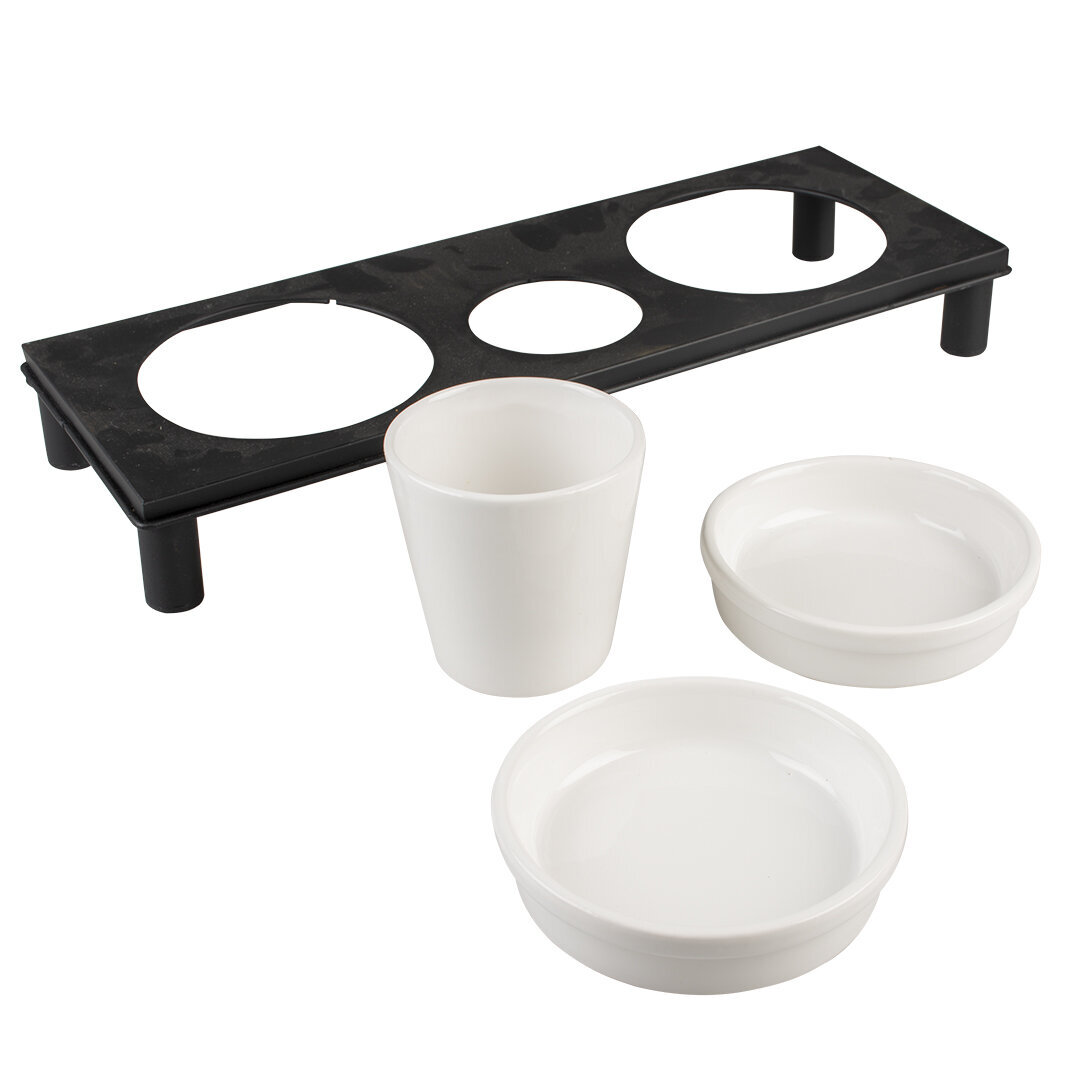 Hunde Dinner Set Stone Buffet Bild 3