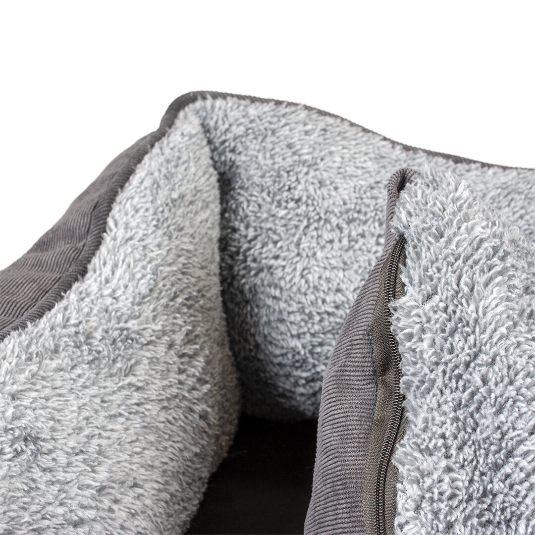 Hundebett Cord Corduroy eckig Bild 4