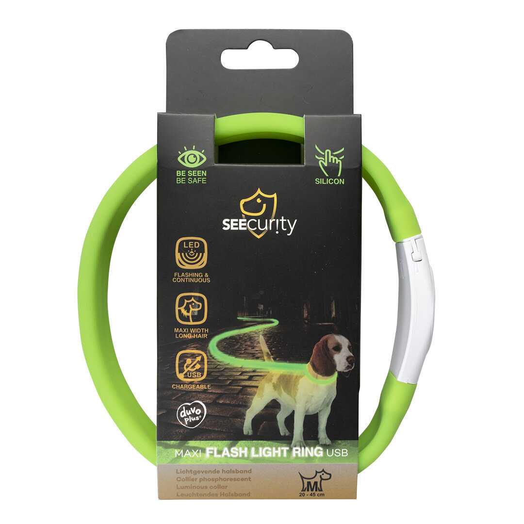 Leuchthalsband für Hunde Flash Light Ring Maxi Bild 6